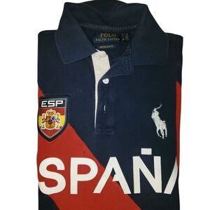 Ralph Lauren Polo Shirt with Red and Navy Design